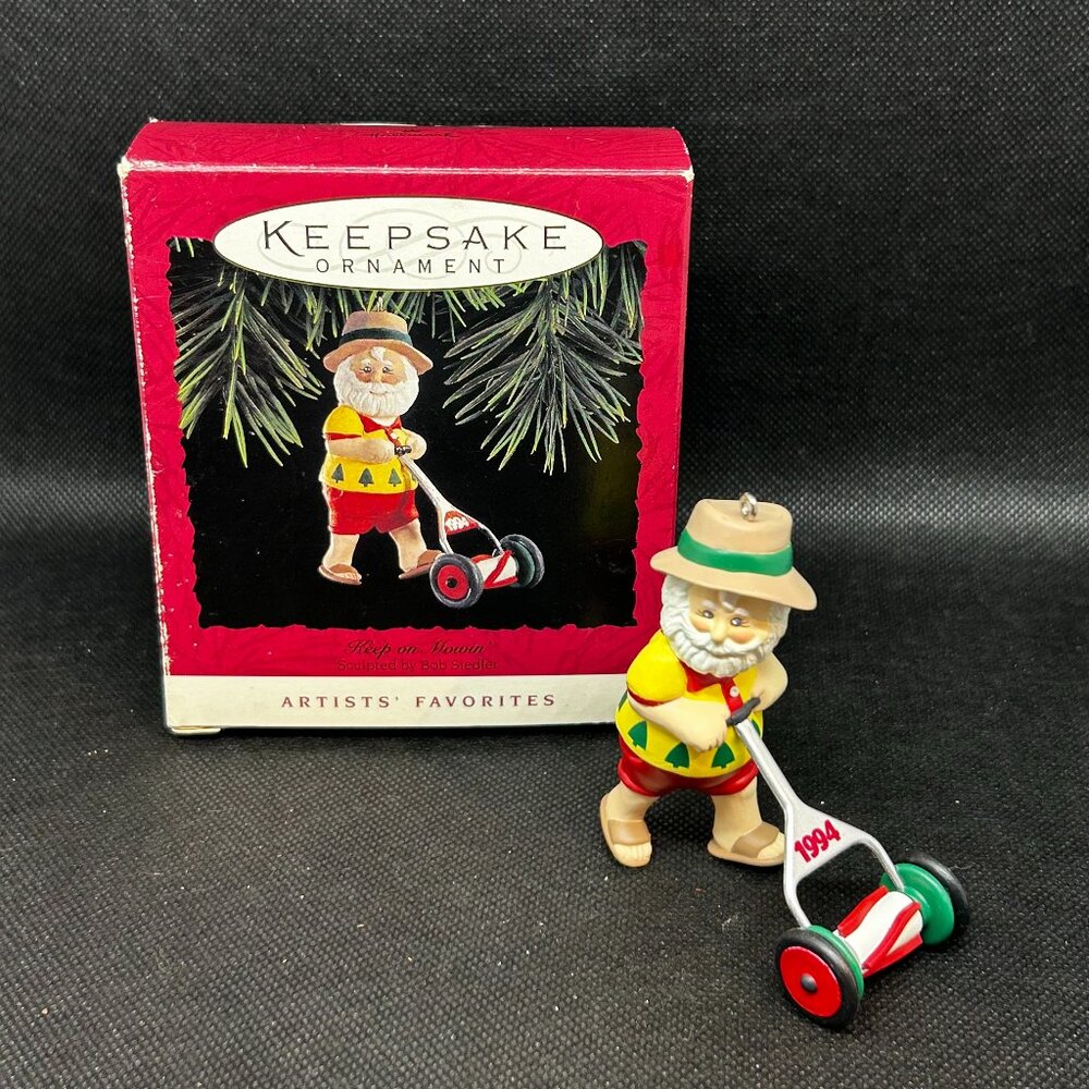 Dated 1994 Keep on Mowin’ Hallmark Keepsake Ornament